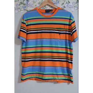 Polo Ralph Lauren Medium Strip Classic Fit Jersey Pullover Colorful Casual Shirt